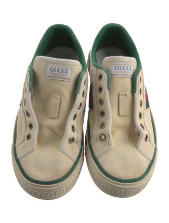 Gucci Web Accent Canvas Sneakers