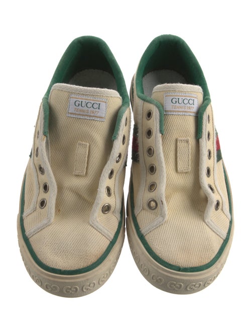 Gucci Web Accent Canvas Sneakers