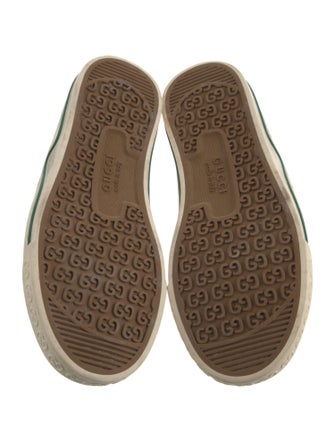 Gucci Web Accent Canvas Sneakers