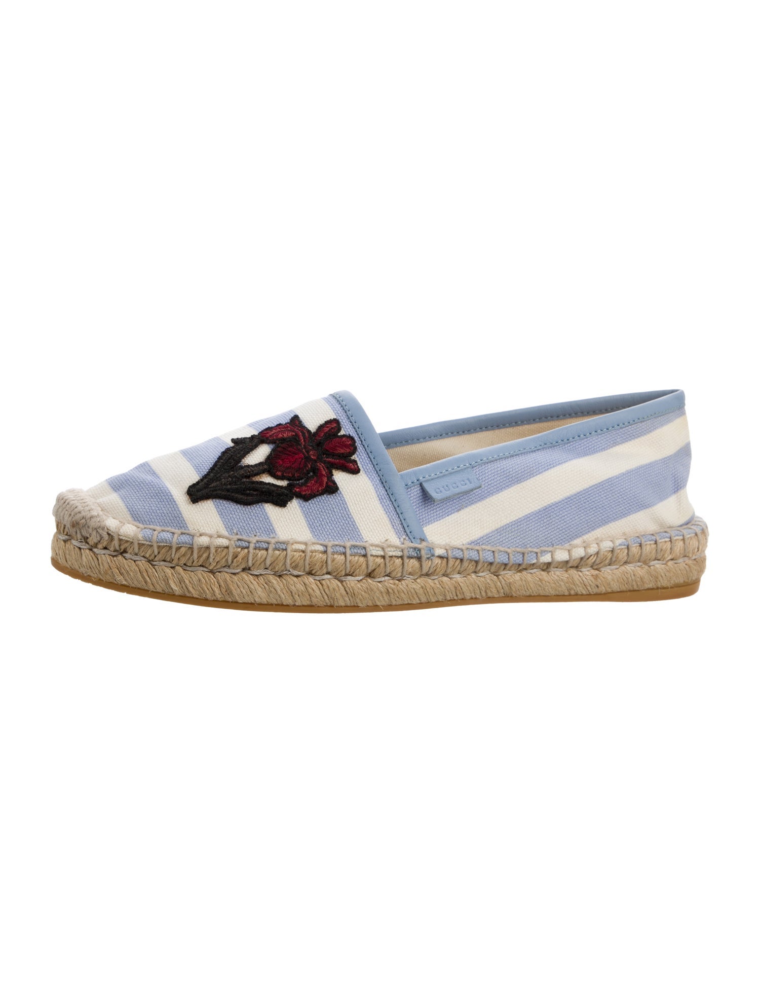 Gucci Canvas Striped Espadrilles