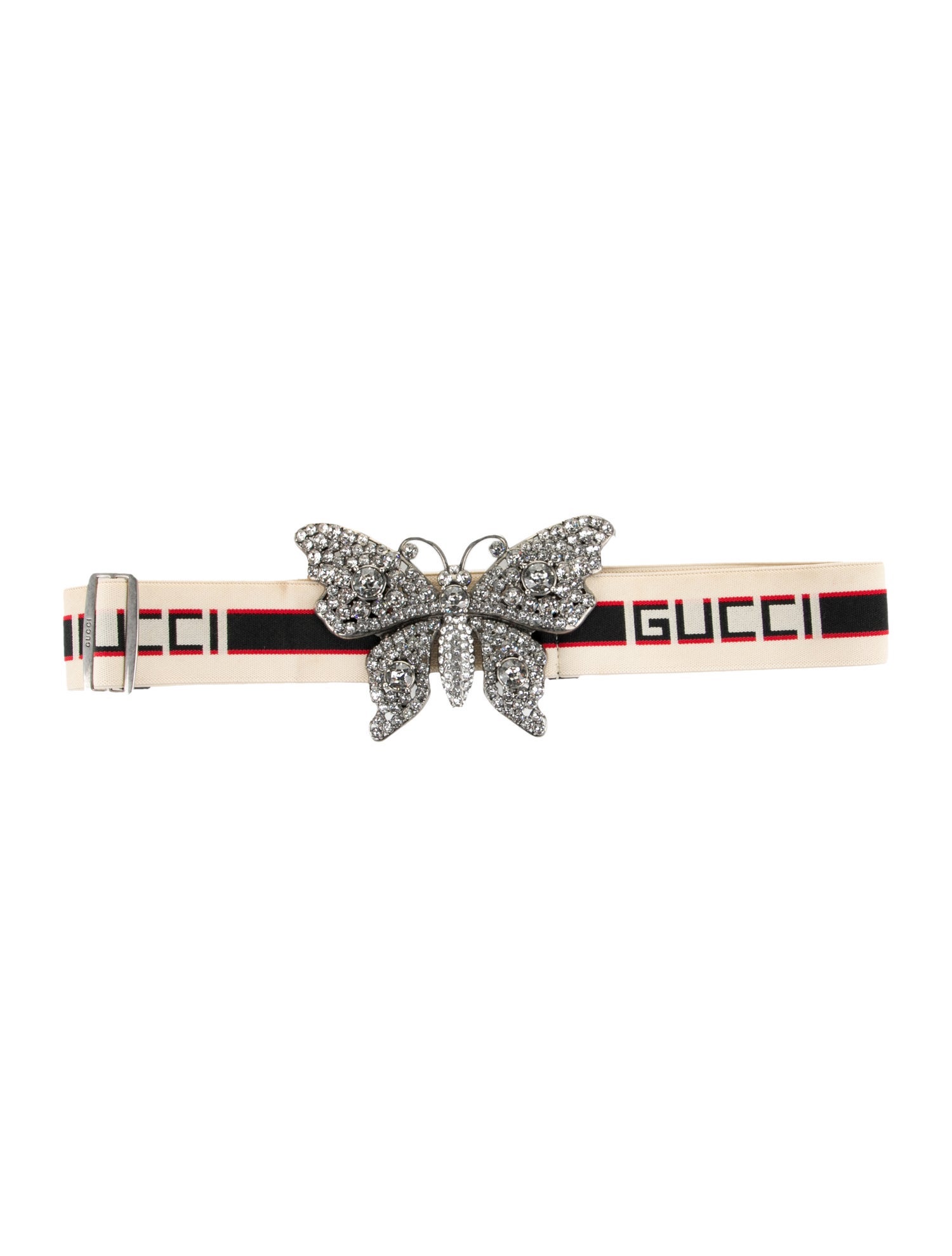Gucci Sylvie Web Accent Crystal Embellishments Belt Kit