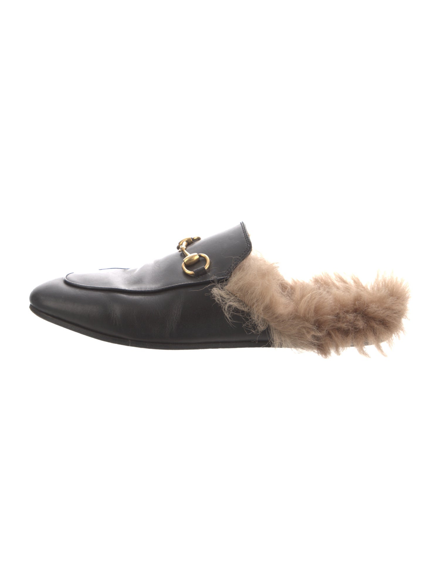 Gucci Horsebit Accent Leather Mules