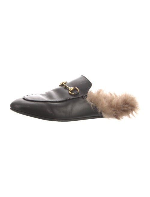 Gucci Horsebit Accent Leather Mules