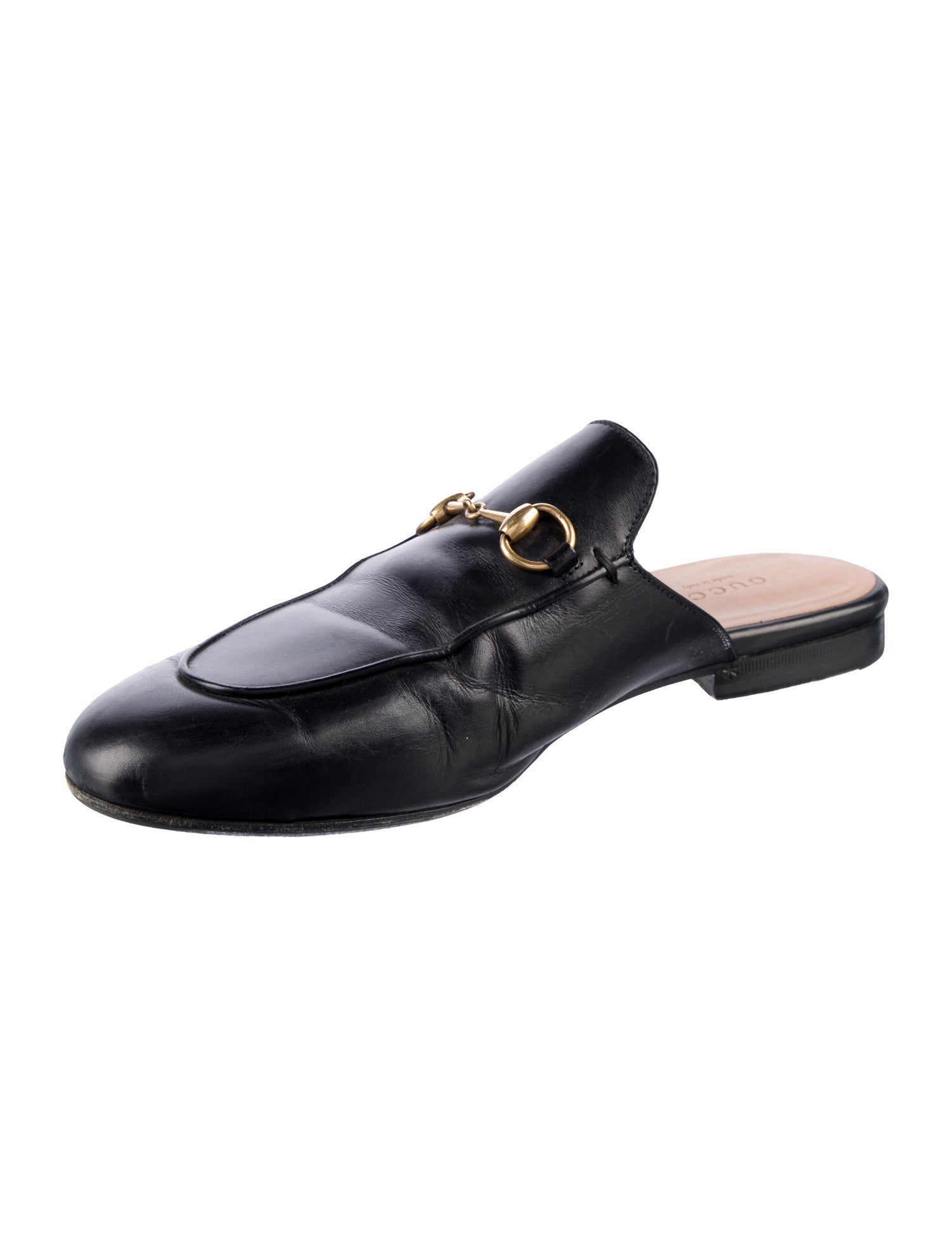 Gucci Horsebit Accent Leather Mules