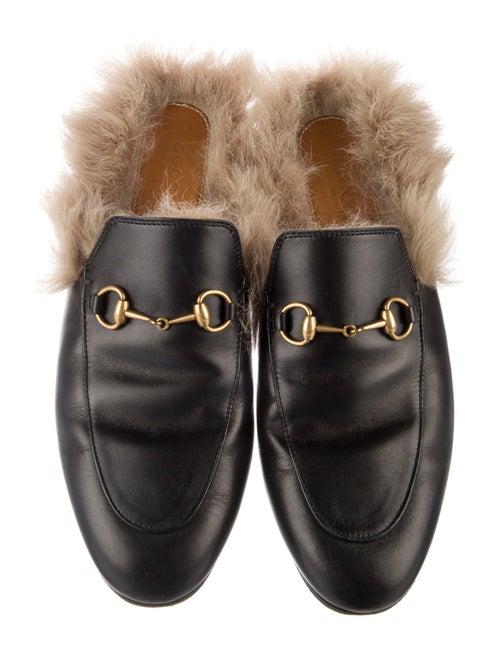 Gucci Horsebit Accent Leather Mules