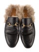 Gucci Horsebit Accent Leather Mules