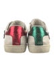 Gucci Web Accent Leather Sneakers