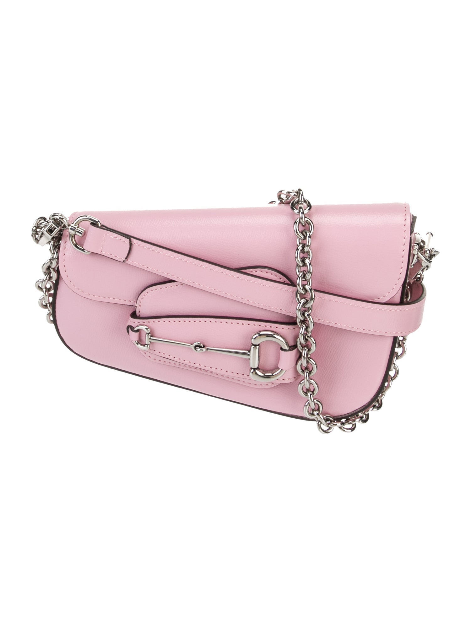 Gucci Leather 1955 Horsebit Asymmetric Mini