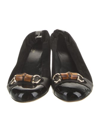 Gucci Horsebit Accent Suede Mules