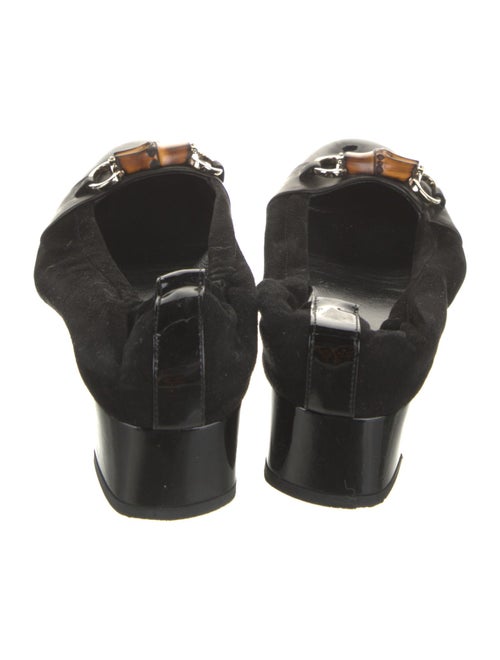 Gucci Horsebit Accent Suede Mules