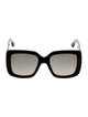 Gucci Interlocking G Logo Square Sunglasses