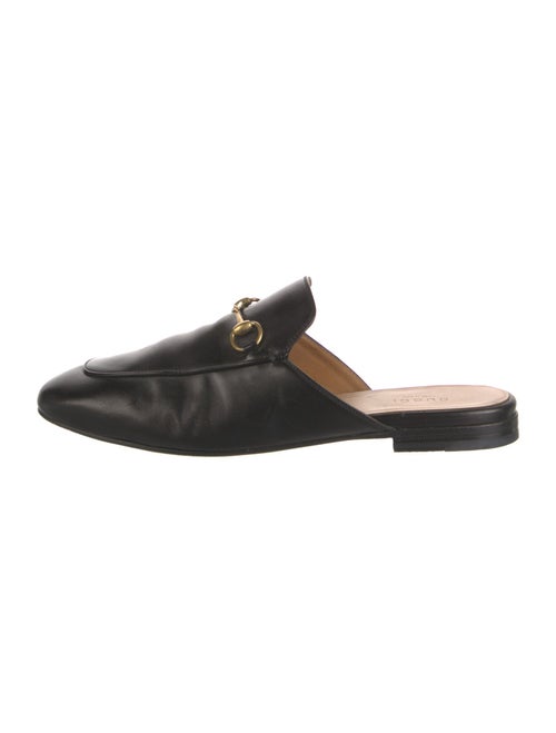 Gucci Horsebit Accent Leather Mules