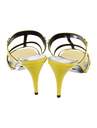 Gucci Horsebit Accent Patent Leather Slides w/ Tags