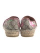 Gucci Blooms Print Whipstitch Trim Espadrilles