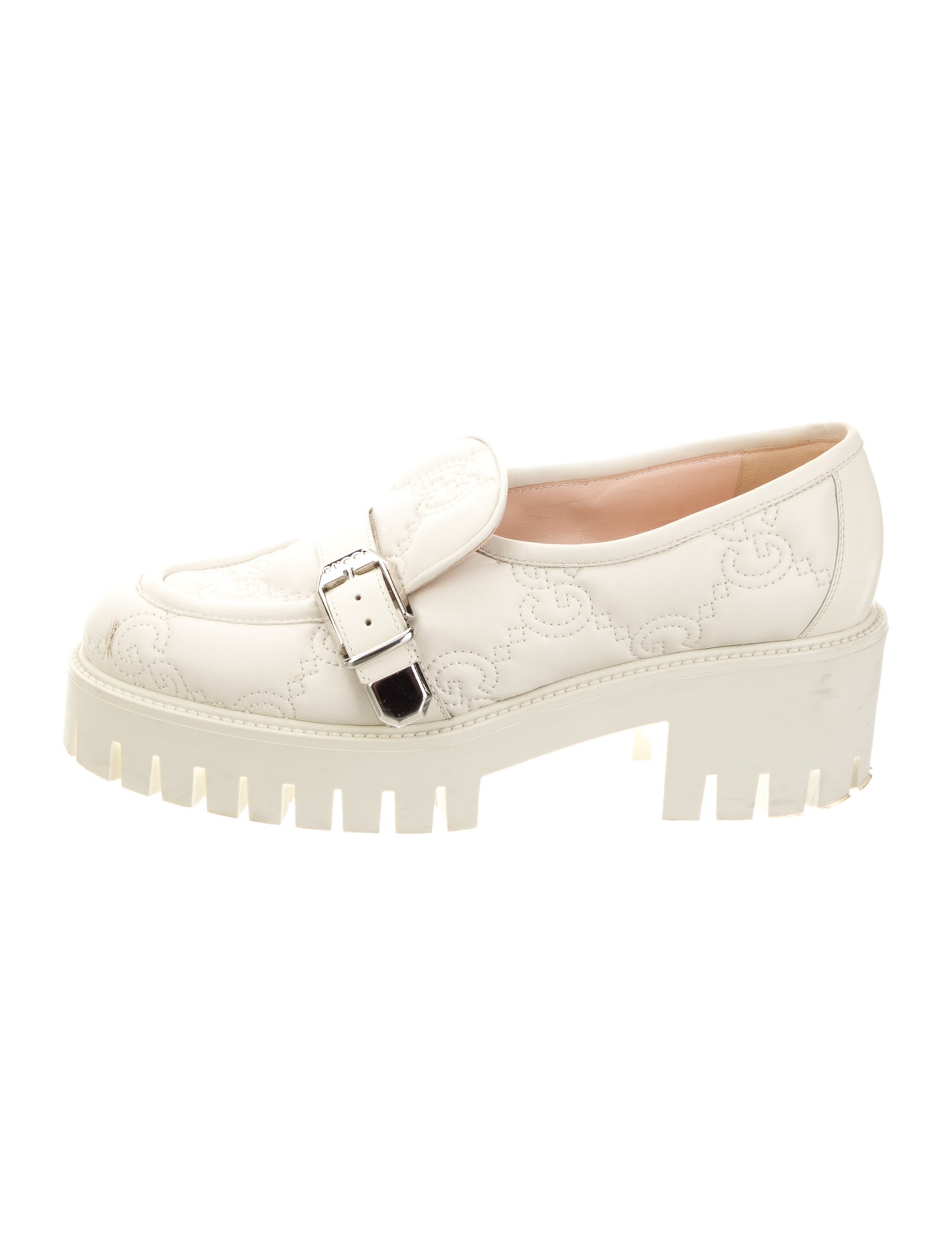 Gucci Horsebit Accent Leather Loafers