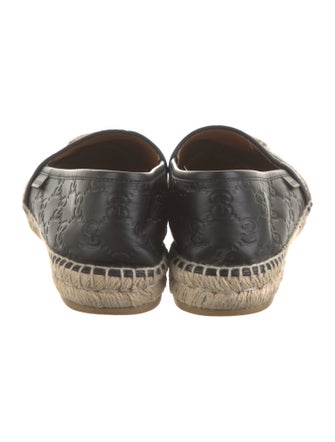 Gucci GG Signature Leather Espadrilles