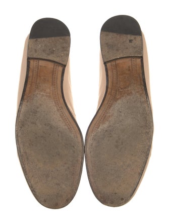 Gucci Web Accent Leather Loafers