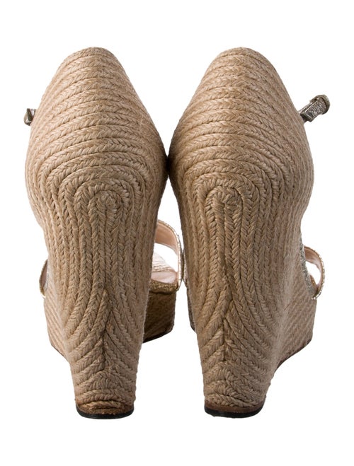 Gucci Horsebit Accent Leather Espadrilles