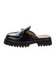 Gucci Horsebit Accent Leather Mules