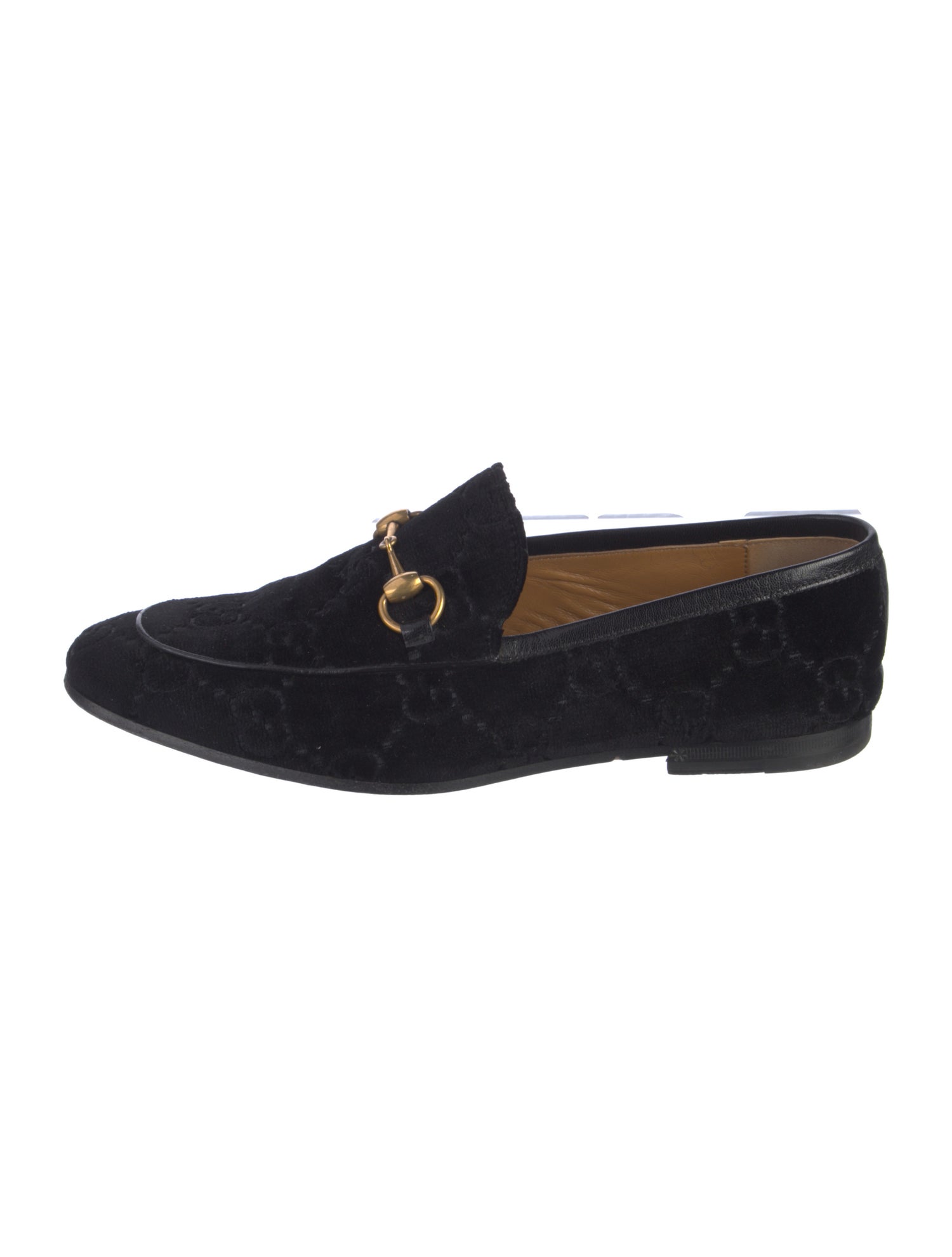 Gucci 1955 Horsebit Accent Velvet Dress Loafers
