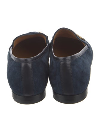 Gucci 1955 Horsebit Accent Suede Loafers