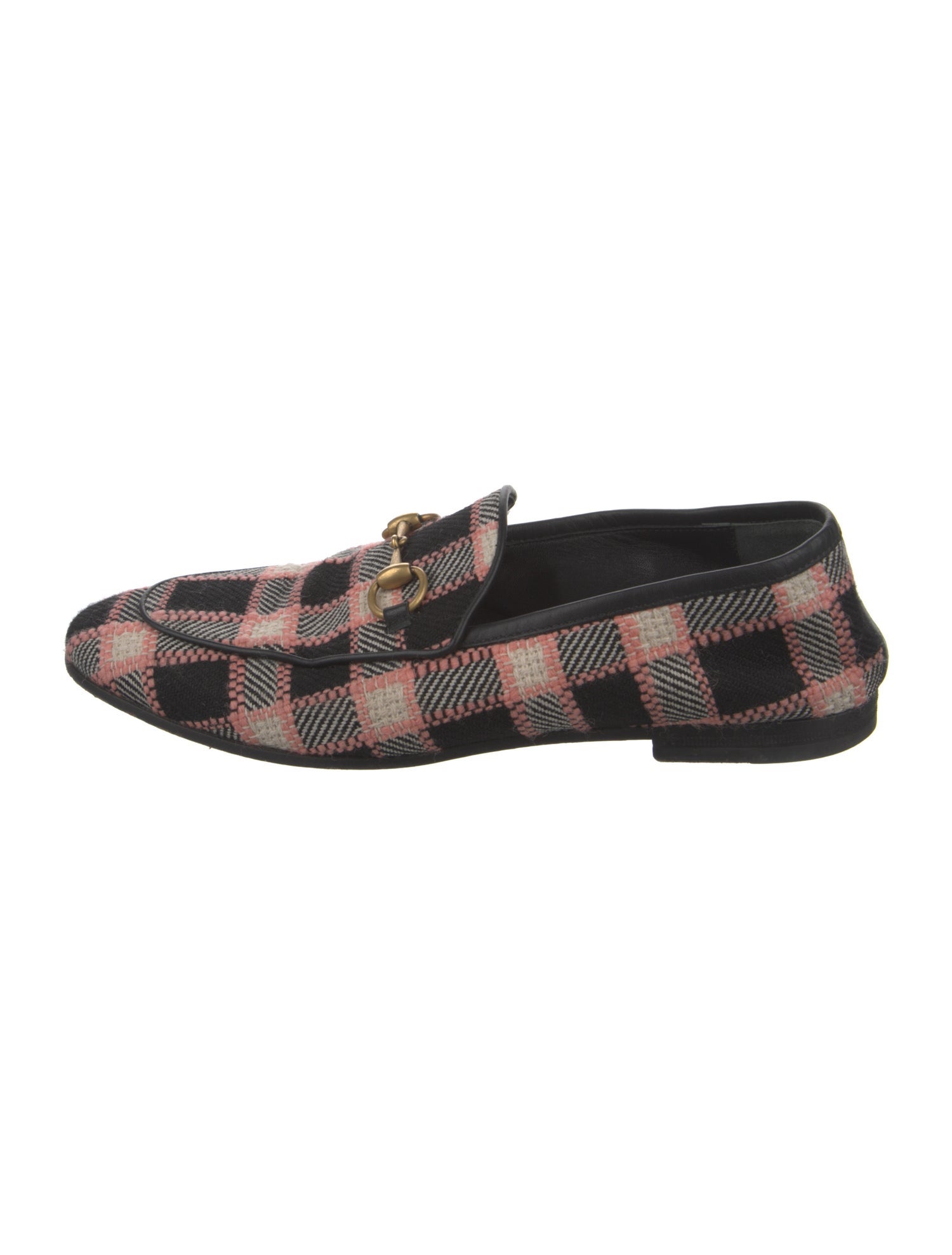 Gucci Horsebit Accent Printed Loafers