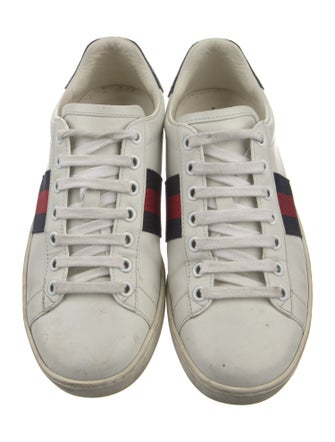 Gucci Sylvie Web Accent Leather Sneakers
