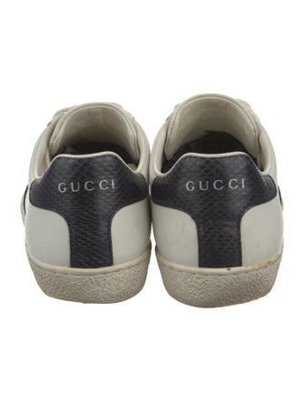Gucci Sylvie Web Accent Leather Sneakers