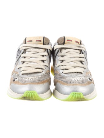 Gucci Interlocking G Logo Suede Sneakers