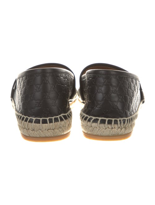 Gucci Microguccissima Pattern Leather Espadrilles