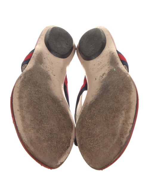 Gucci Sylvie Web Accent Bow Accents Slides