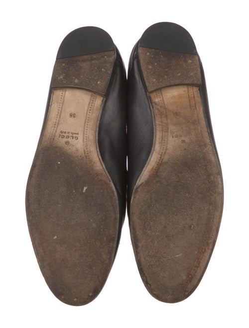Gucci Horsebit Accent Leather Loafers