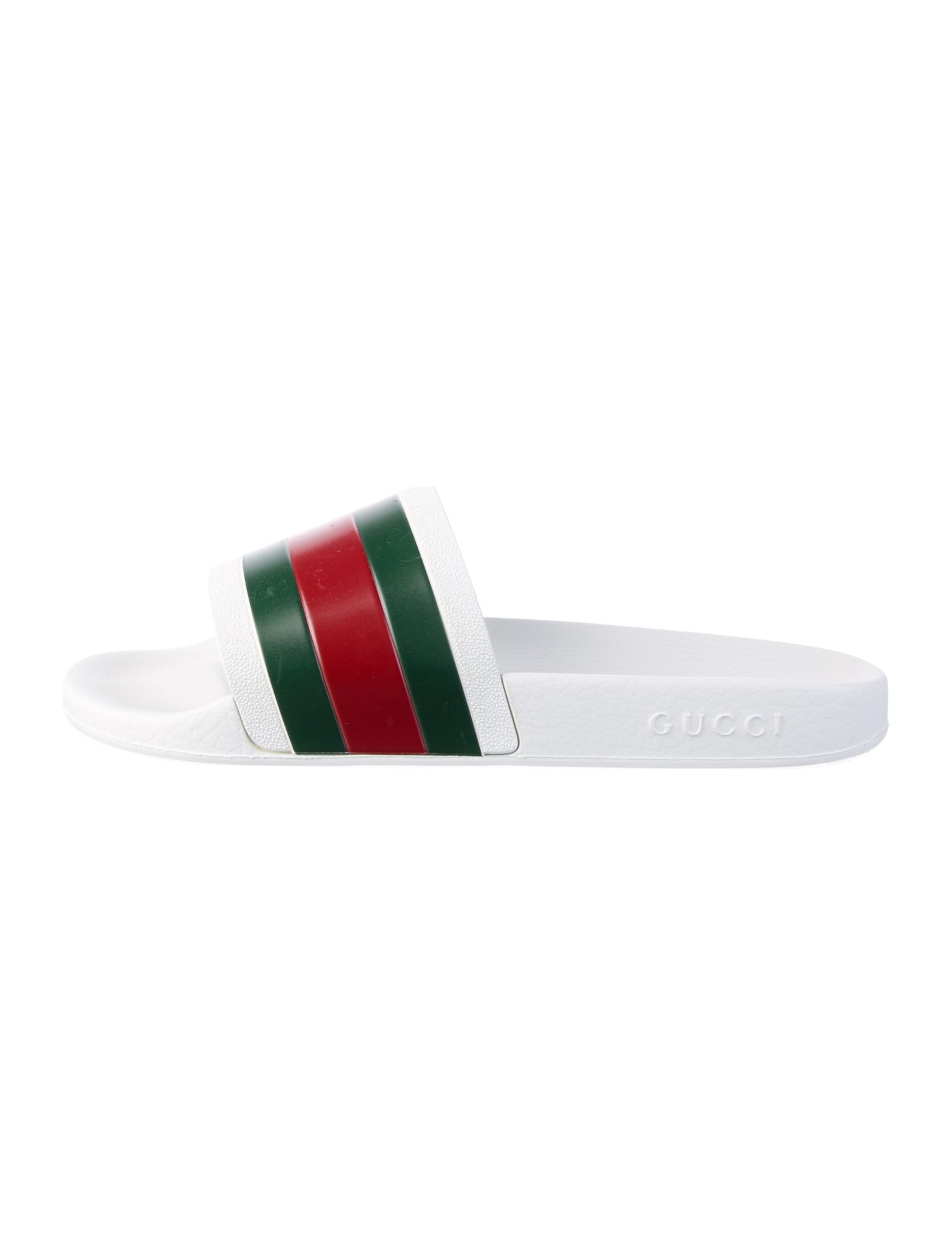 Gucci Web Accent Rubber Slides