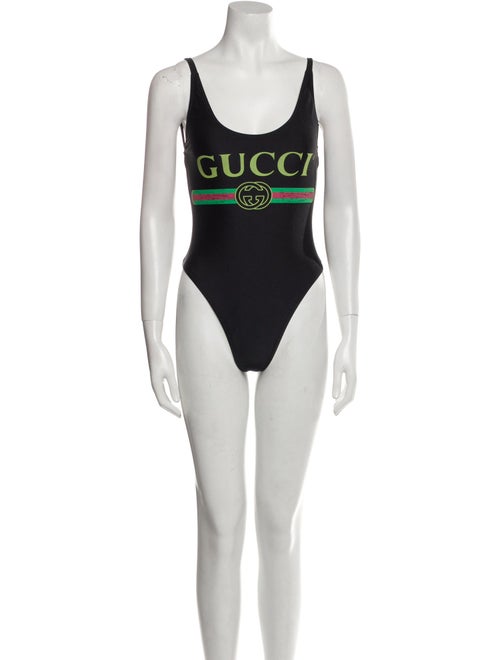 Gucci 2019 Graphic Print One-Piece