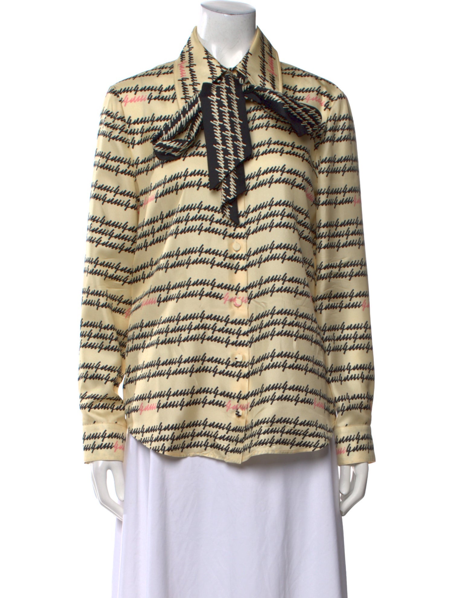 Gucci 2023 Silk Button-Up Top