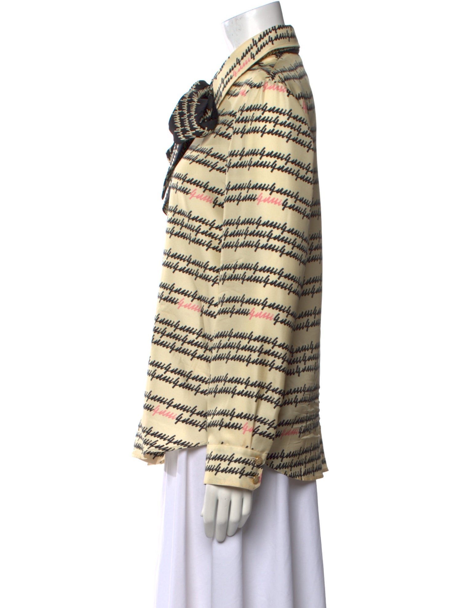 Gucci 2023 Silk Button-Up Top