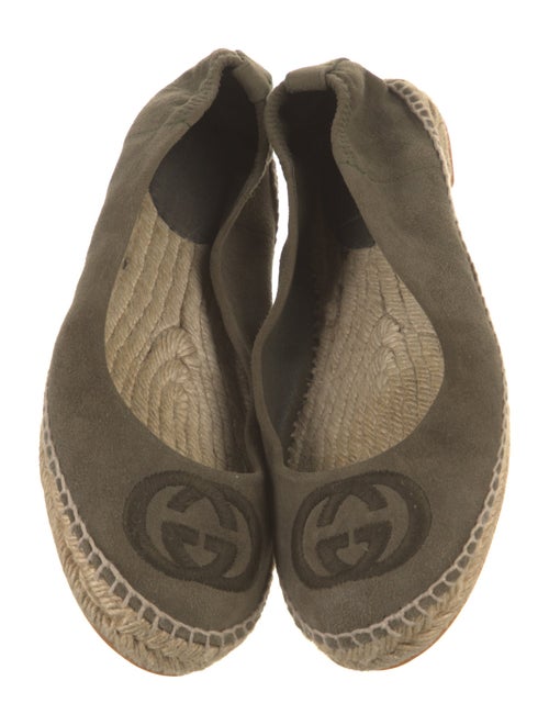 Gucci Interlocking G Logo Suede Espadrilles