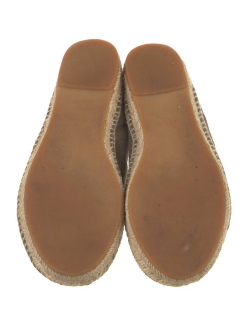 Gucci Interlocking G Logo Suede Espadrilles