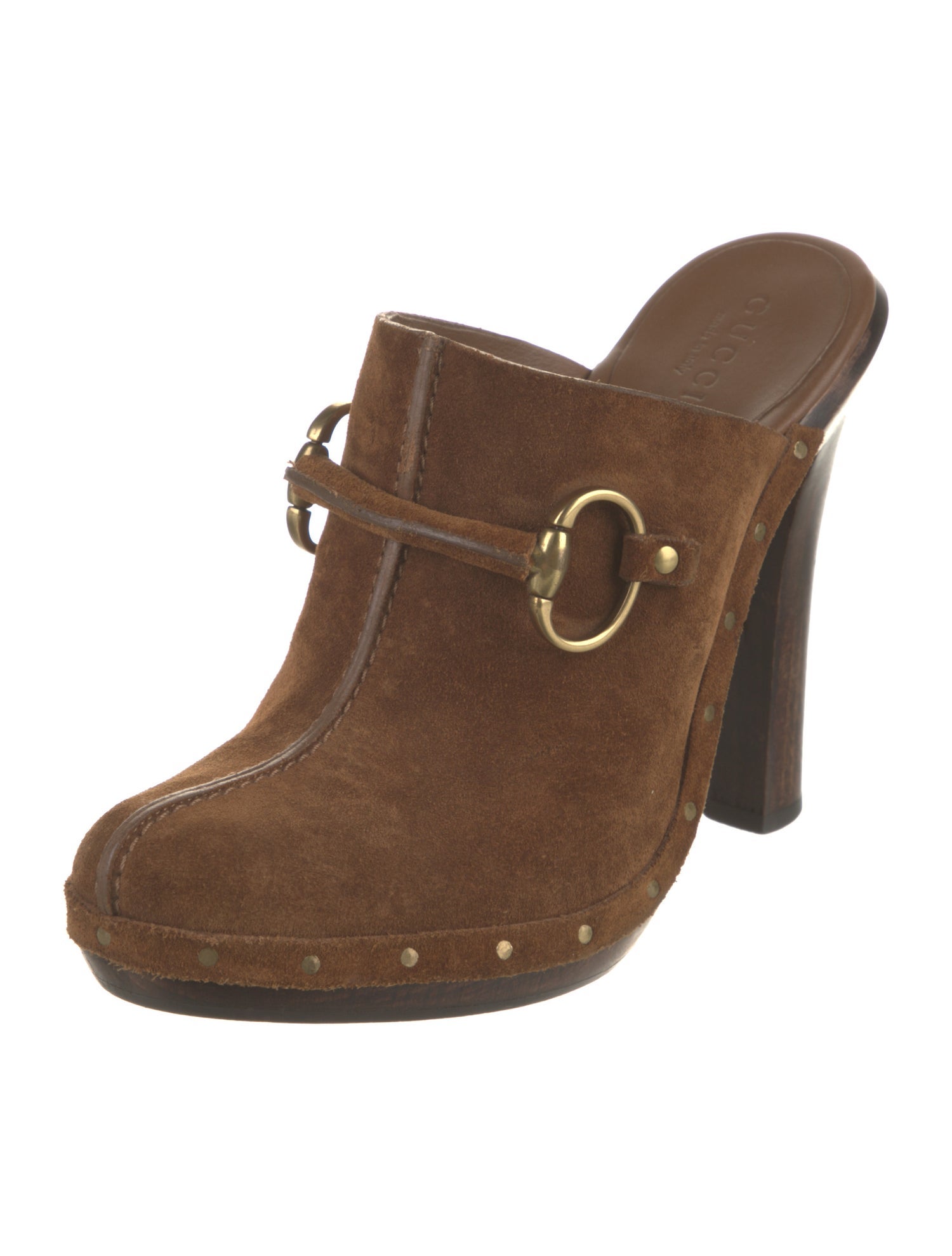 Gucci Horsebit Accent Suede Lace-Up Boots