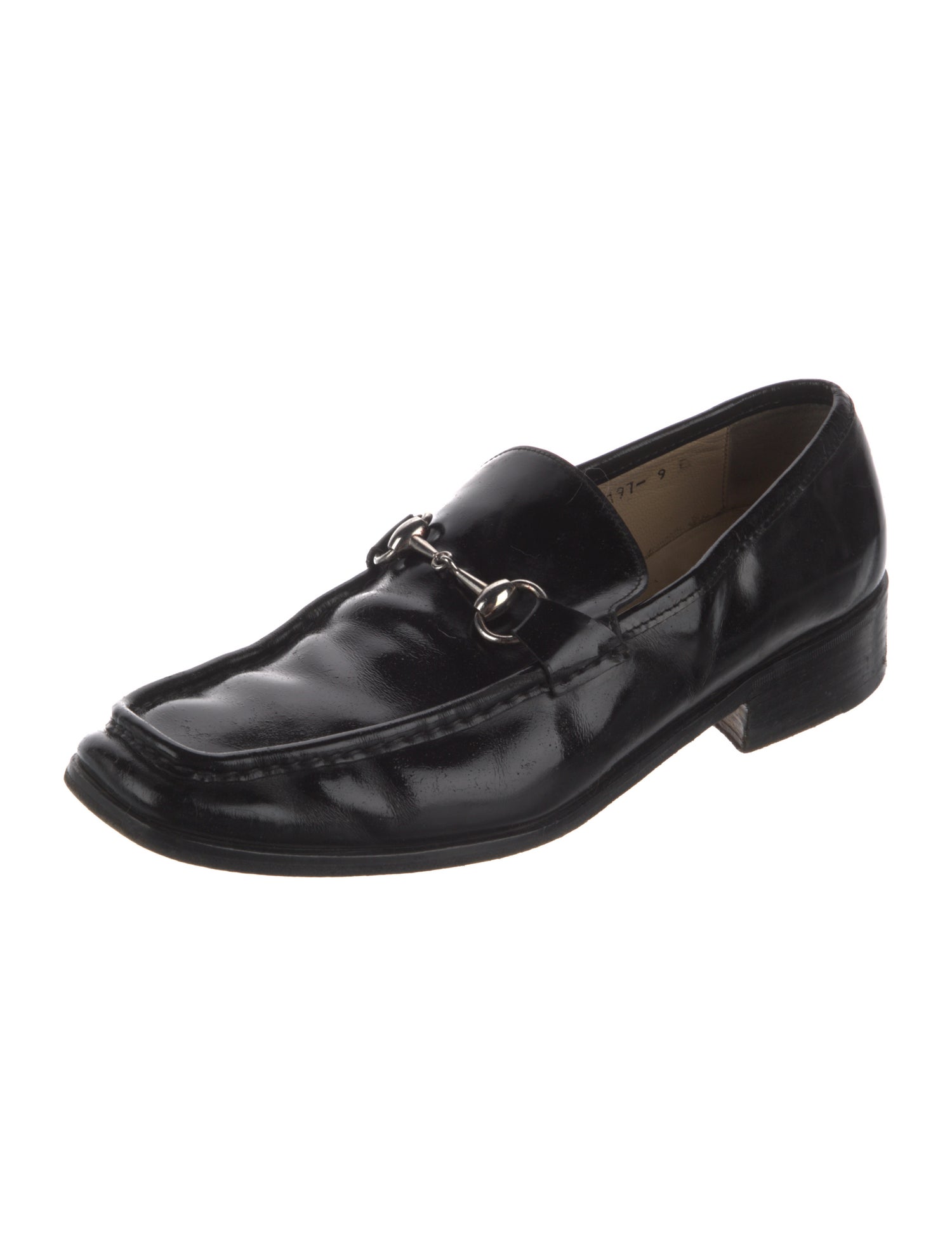 Gucci Horsebit Accent Leather Loafers