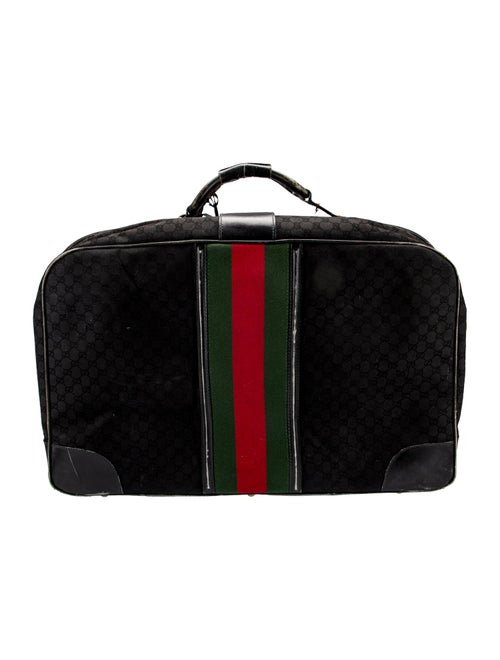 Gucci GG Canvas Web Suitcase