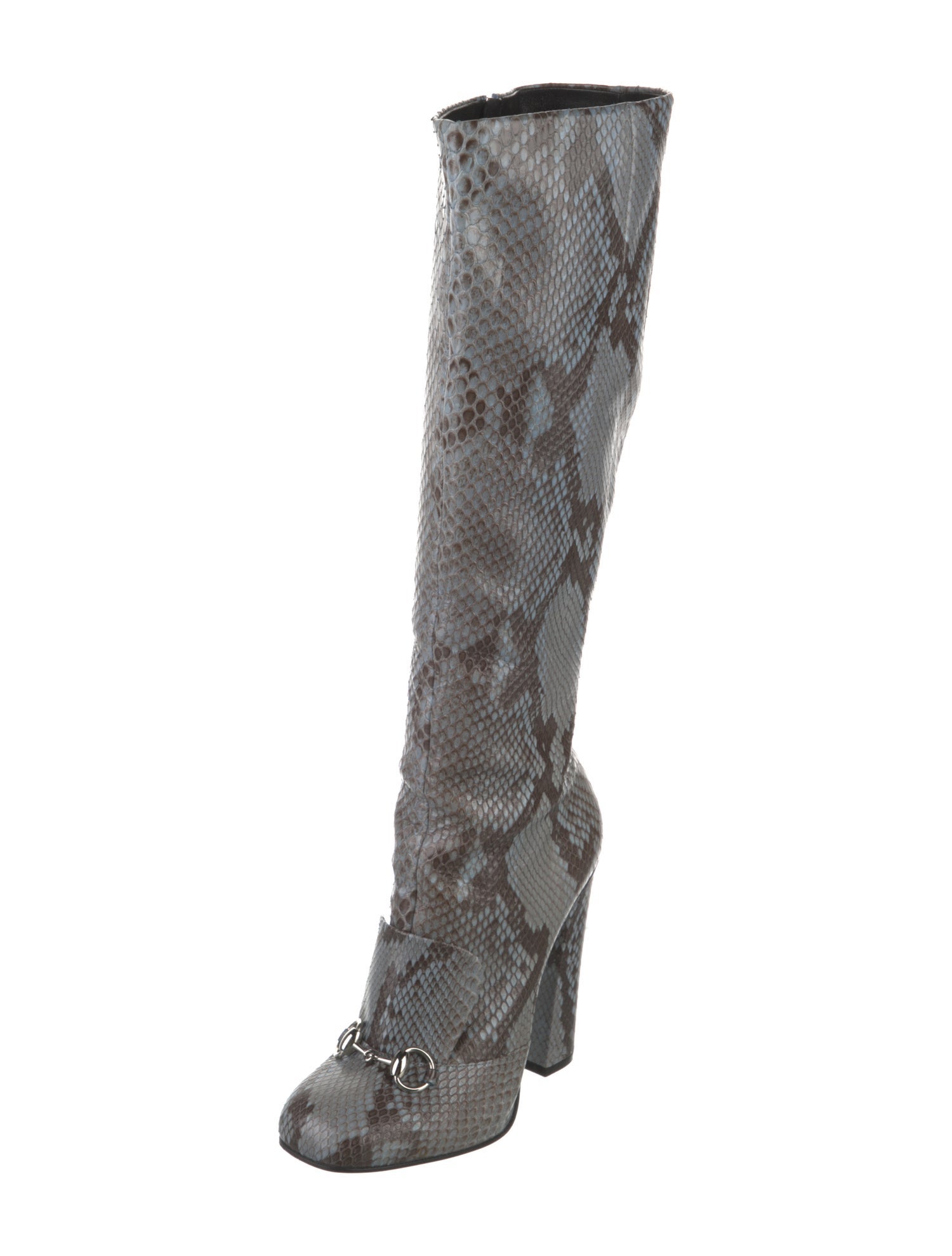 Gucci Horsebit Accent Leather Boots