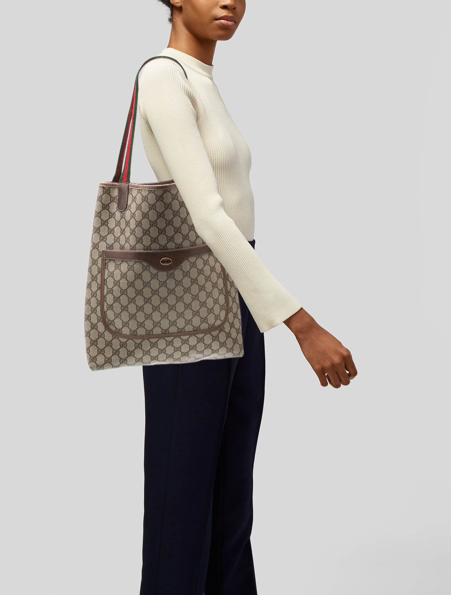 Gucci GG Plus Bucket Bag