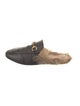 Gucci Horsebit Accent Leather Mules