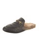 Gucci Horsebit Accent Leather Mules