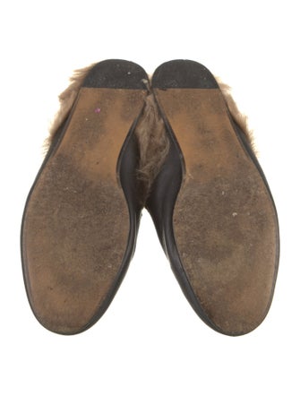 Gucci Horsebit Accent Leather Mules