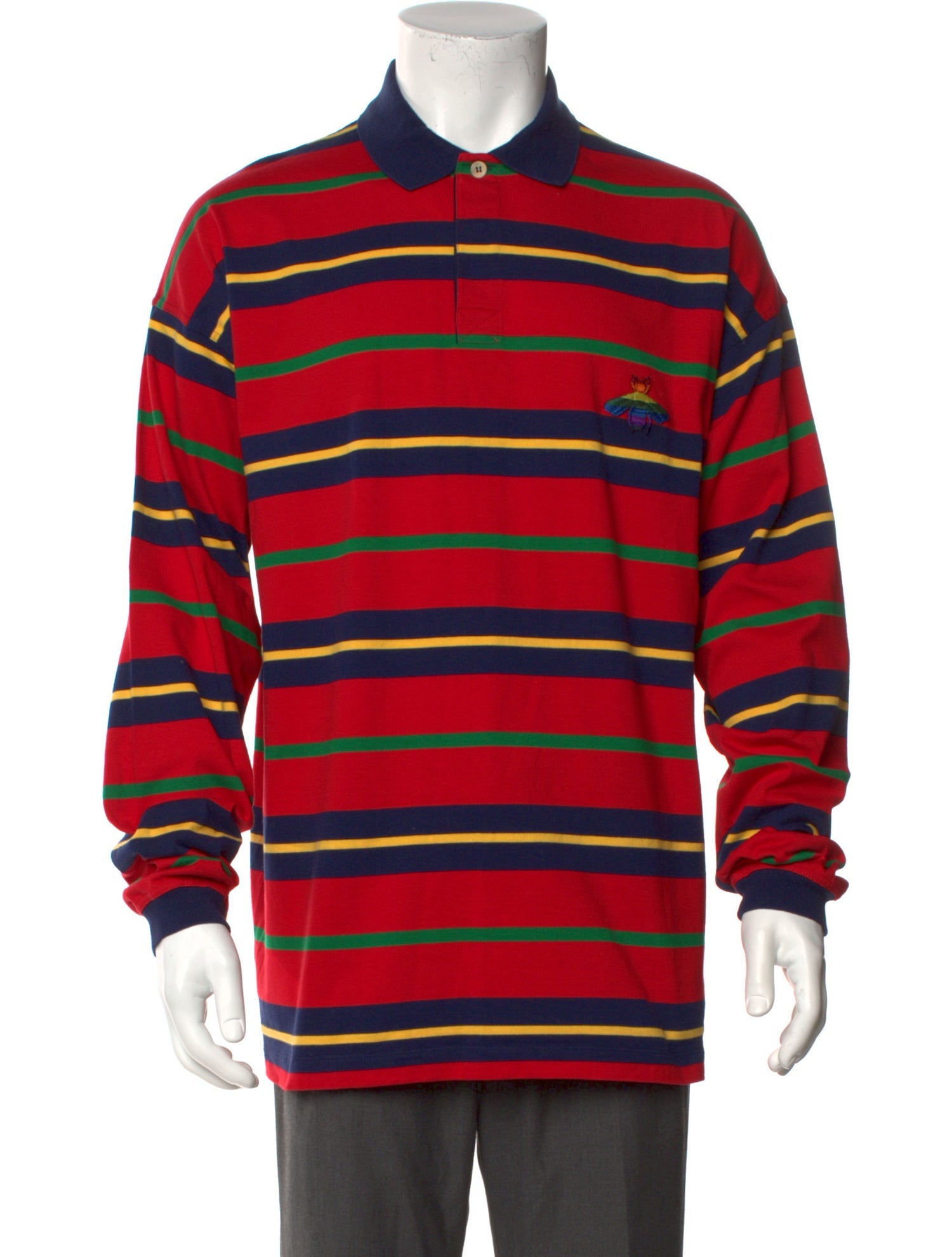 Gucci 2019 Bee Accent Polo Shirt