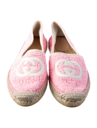 Gucci Interlocking G Logo Terry Cloth Espadrilles