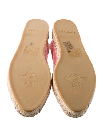 Gucci Interlocking G Logo Terry Cloth Espadrilles