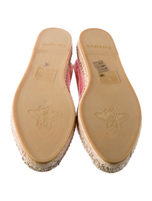 Gucci Interlocking G Logo Terry Cloth Espadrilles